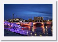 Riverwalk and Kennedy Blvd bridge from Curtis Hixon park