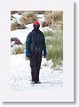 Pat bundled up