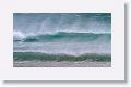 High winds sheer off wave tops