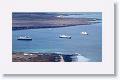 The middle ship is the Lindblad Expeditions National Geographic Endeavour, our floating home for the next week
