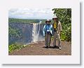 Margaret and Ron pose at the first of three overlooks we will visit.