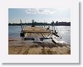 The ferry crossing runs on the hour during the day and costs $100USD.