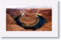 Late afternoon looking down on Horseshoe Bend.
