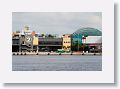 This free 90 minute boat tour of Port Tampa leaves from the Ybor Turning Basin at the Florida Aquarium in the Channelside district