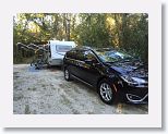 The Silver Springs State Park has large campsites. We like the Fort King loop.