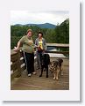 Joyce, Pat, Django and Gypsy at Lake Powhattan