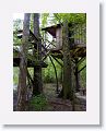 The first of three tree houses along the river