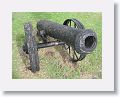 One of many cannons on display at Ocean Terrace Inn, St Kitts