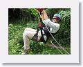 Sky Safaris Zipline at Wingfield Estates ruin,  double line #5 (River Rocker) is only 500ft long but hits 35mph