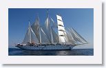 At least once each sailing, the crew of the Star Clipper put out all the sails and passengers motor around her on the tender ships for a photo safari.