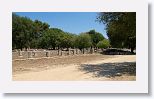The Gymnasium, the first ruin we encounter, is where runners trained