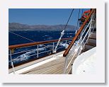 Crossing from the Ionian Sea into the Aegean Sea