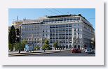 Grande Bretagne Hotel is right across from Parliament - good thing Greece voted to remain in the EU and end the riots