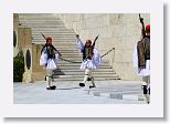 The pairs of Presidential Guards train together for a month to move in perfect synchrony