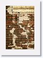Well worn brick wall
