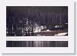 Partially frozen Lake Yellowstone